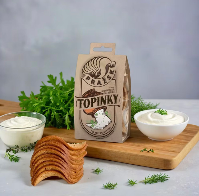 Pražské Topinky — Sour Cream & Herbs