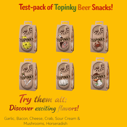 Prazske Topinky  Savoury Snacks 6-Packs box