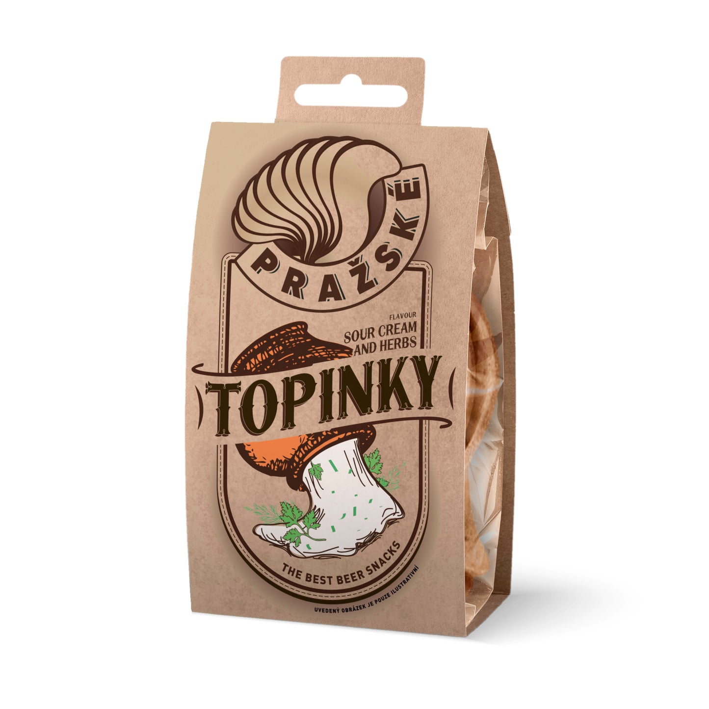 Pražské Topinky — Sour Cream & Herbs