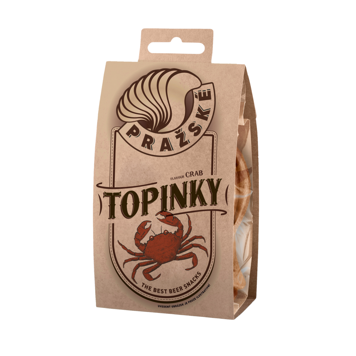 Pražské Topinky  Crab Flavour