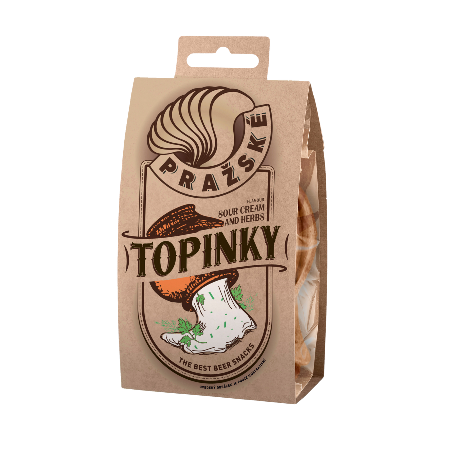 Pražské Topinky Sour Cream & Herbs