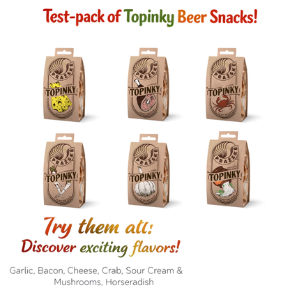 Prazske Topinky  Savoury Snacks 6-Packs box